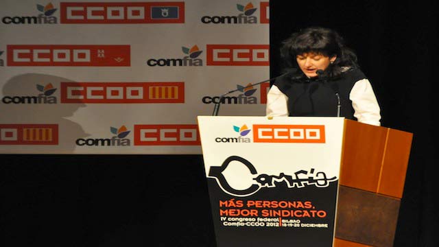 02 Congreso COMFIA: Saludo Secretaria General COMFIA CCOO Euskadi
