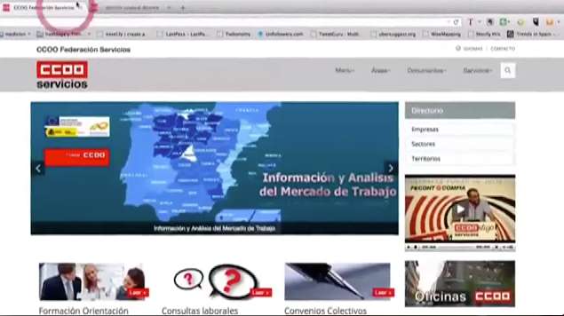 Con la nueva federación nace la nueva web Servicios CCOO