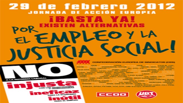 Europa, nuevo terreno de juego sindical.