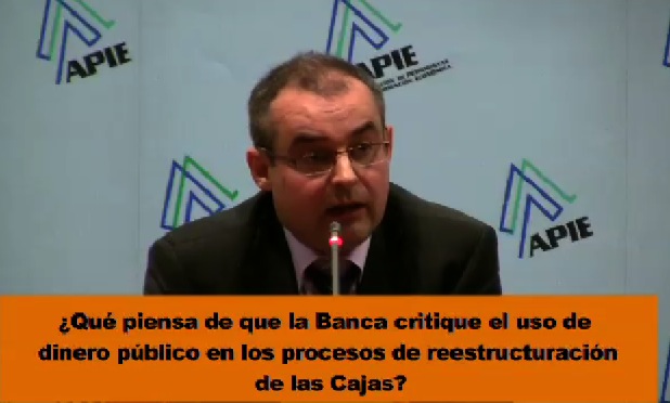JM Martinez en APIE: Dinero público en la reestructuración