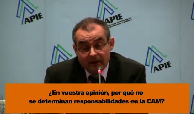 JM Martinez en APIE: Responsabilidades en la CAM 