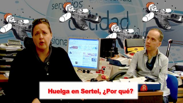 24 y 31 de octubre, huelga en Sertel